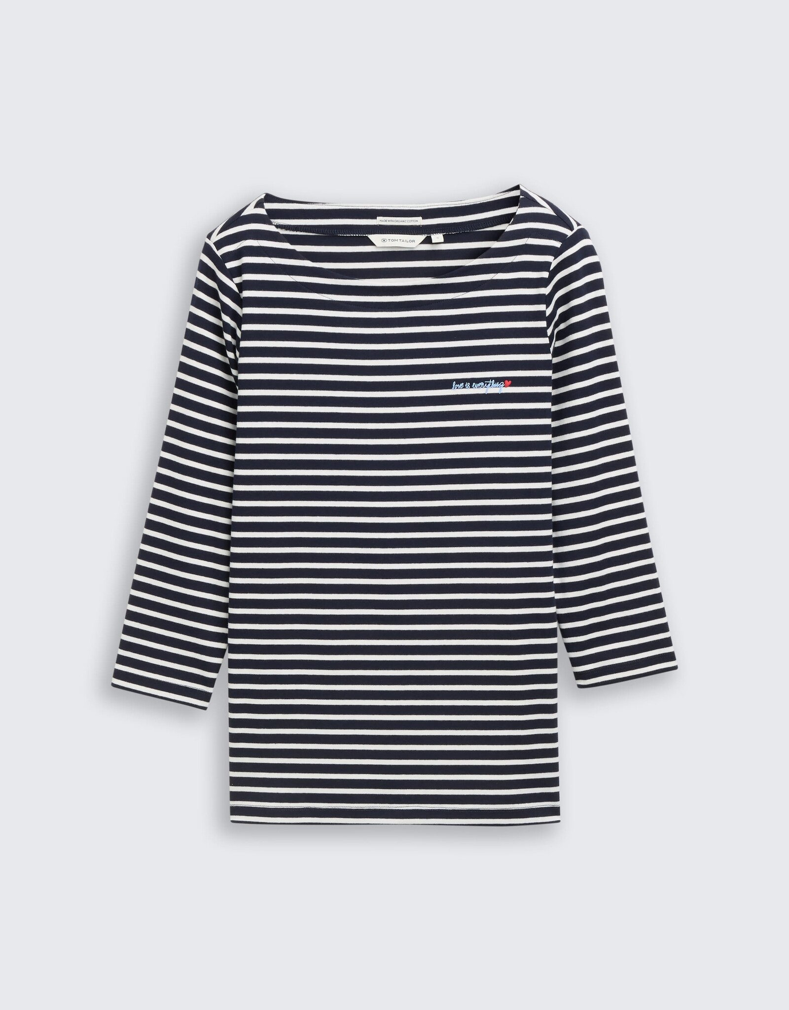 Tom Tailor Boat Nk Striped Top