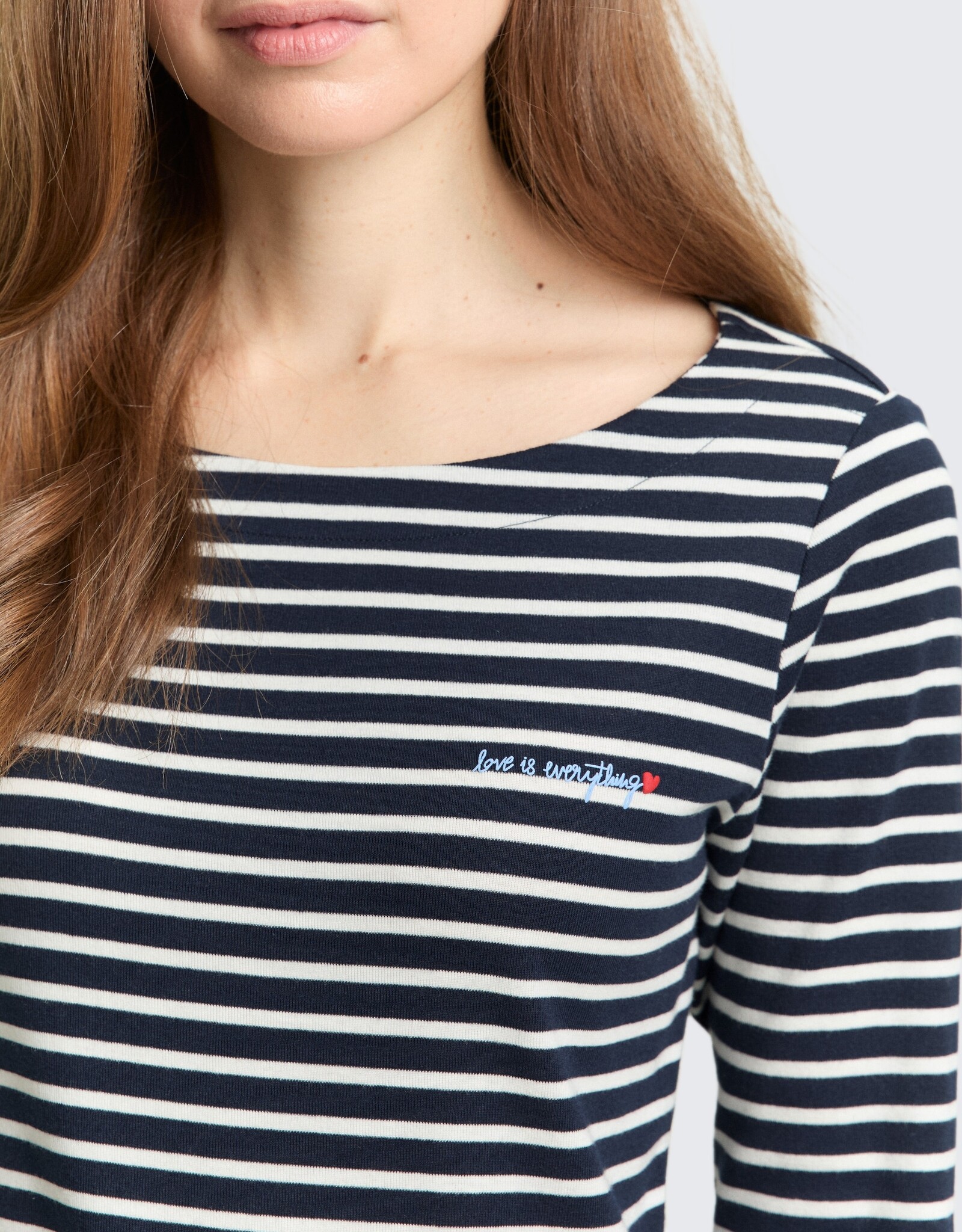 Tom Tailor Boat Nk Striped Top