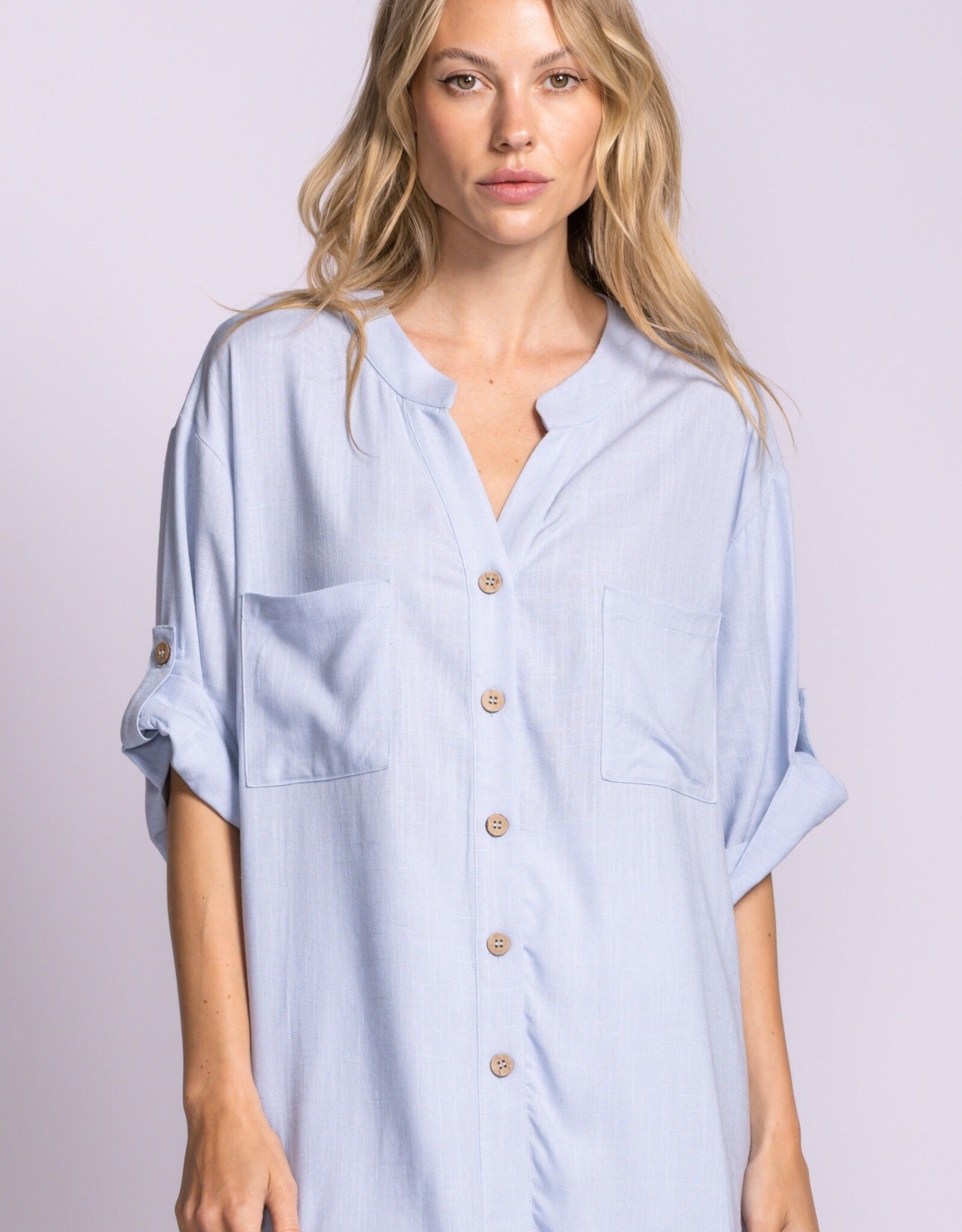 Pink Martini PM Gigi Top Striped Blouse