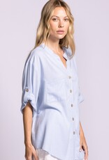 Pink Martini PM Gigi Top Striped Blouse