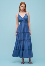 Apricot Braid Trim Cami Maxi Dress