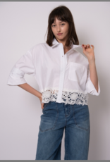 RD Style Kerwin Blouse w Lace Trim