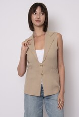 RD Style Malhalia Sleeveless Lapel Vest