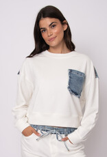 RD Style Lucie French Terry w Denim LS Pullover