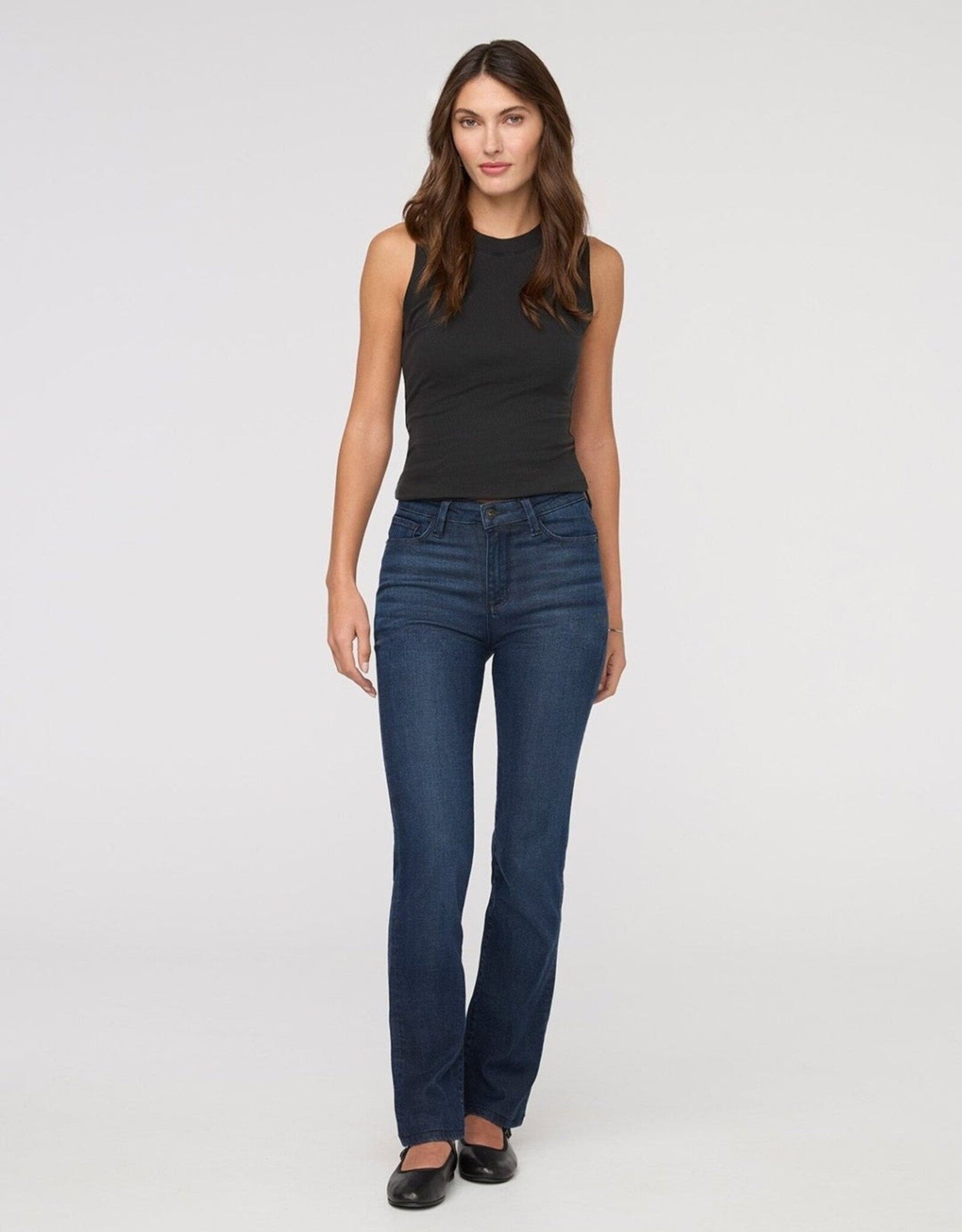 Duer No Sweat Denim - High Rise Slim Straight - Worn Rinse