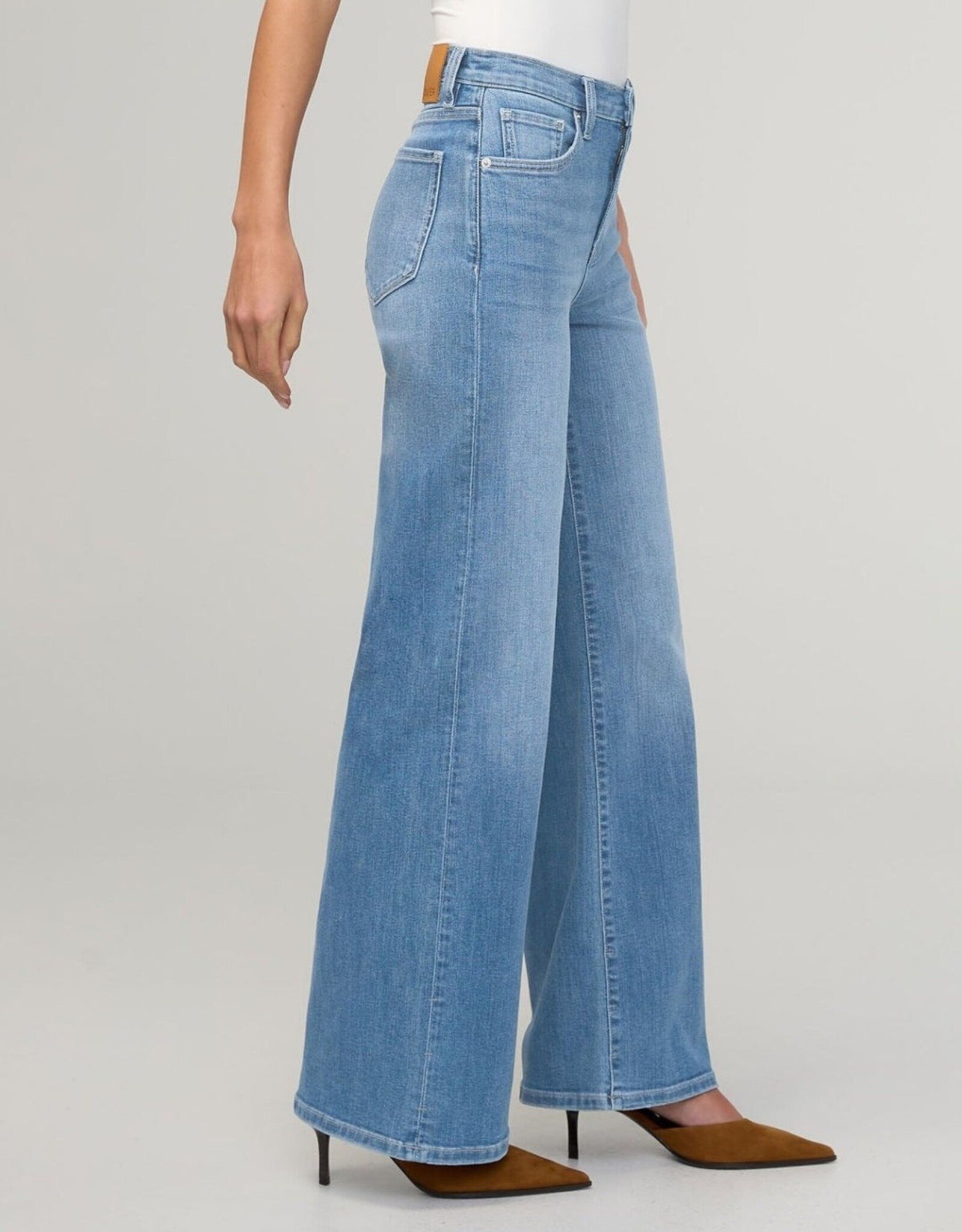 Duer Performance Denim - High Rise Wide Leg - Vintage Seaside