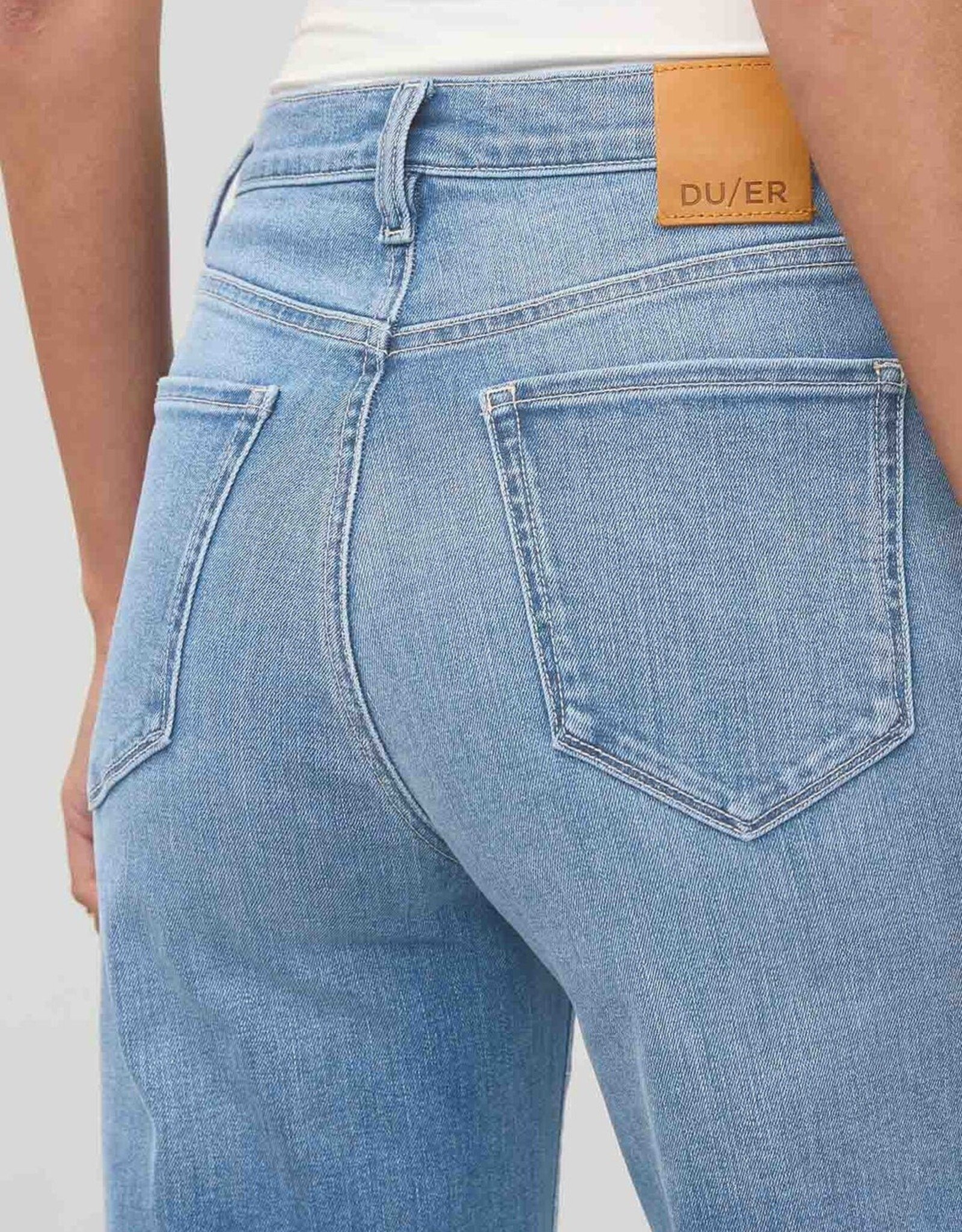 Duer Performance Denim - High Rise Wide Leg - Vintage Seaside