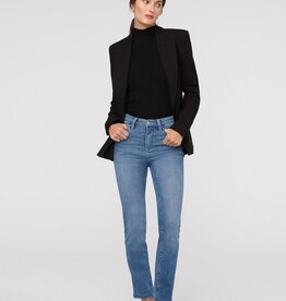 Duer No Sweat Denim - High Rise Slim Straight - London Fog