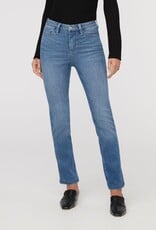 Duer No Sweat Denim - High Rise Slim Straight - London Fog