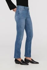 Duer No Sweat Denim - High Rise Slim Straight - London Fog