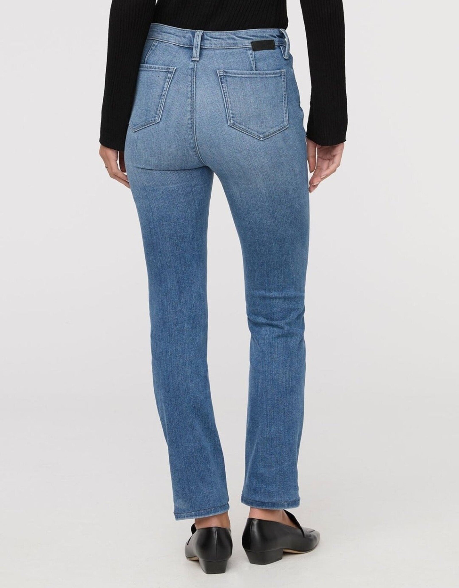 Duer No Sweat Denim - High Rise Slim Straight - London Fog