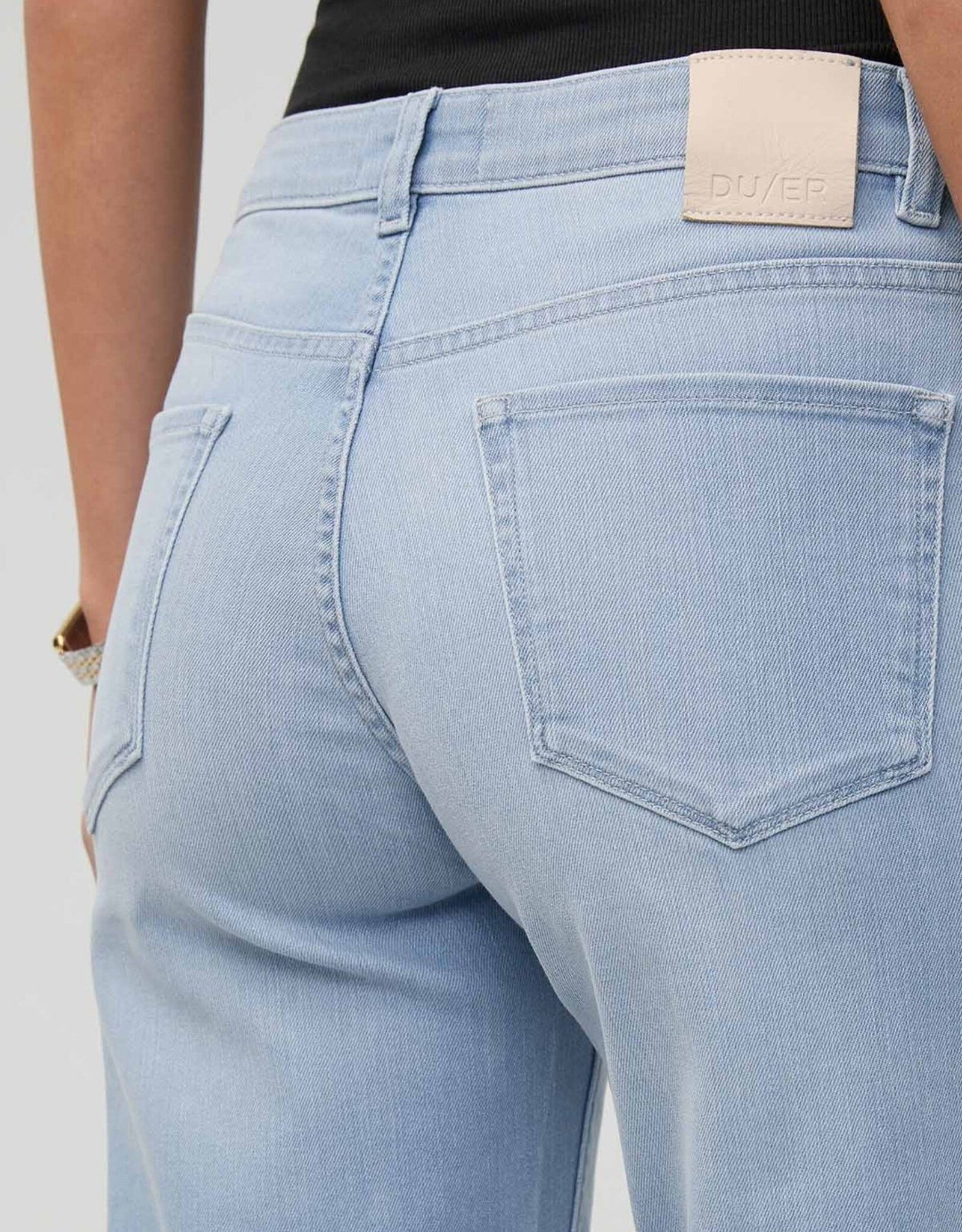 Duer Performane Denim - Mid Rise Straight - Desert Blue