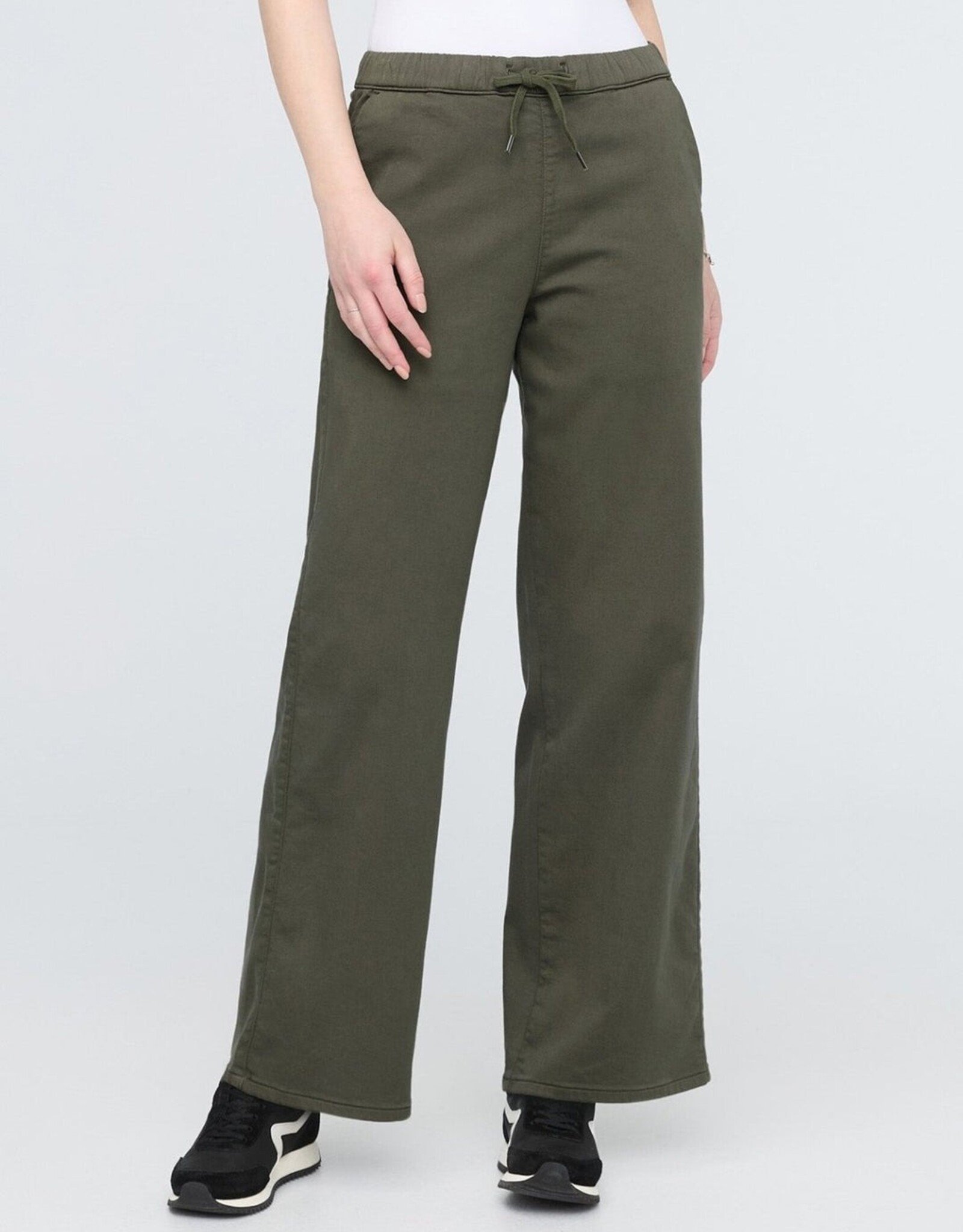 Duer No Sweat Wide Leg Pant - Thyme