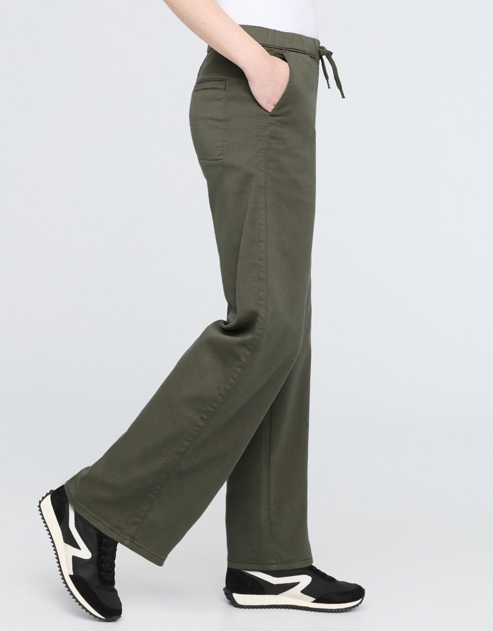Duer No Sweat Wide Leg Pant - Thyme