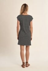 Molly Bracken Striped Wrap Dress Short