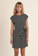 Molly Bracken Striped Wrap Dress Short