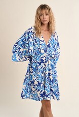 Molly Bracken Printed Loose Empire Waist Dress
