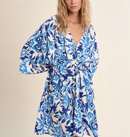 Molly Bracken Printed Loose Empire Waist Dress