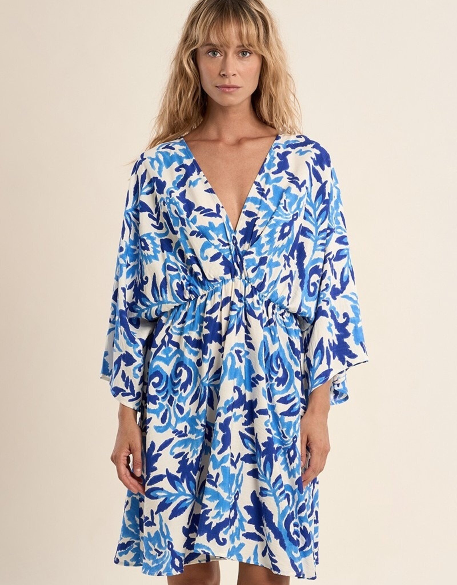Molly Bracken Printed Loose Empire Waist Dress