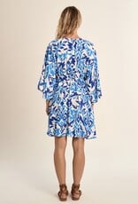 Molly Bracken Printed Loose Empire Waist Dress