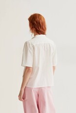 Compania Fantastica White Cherries Embroidery Blouse