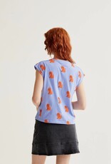 Compania Fantastica Blue Dog Print T-Shirt