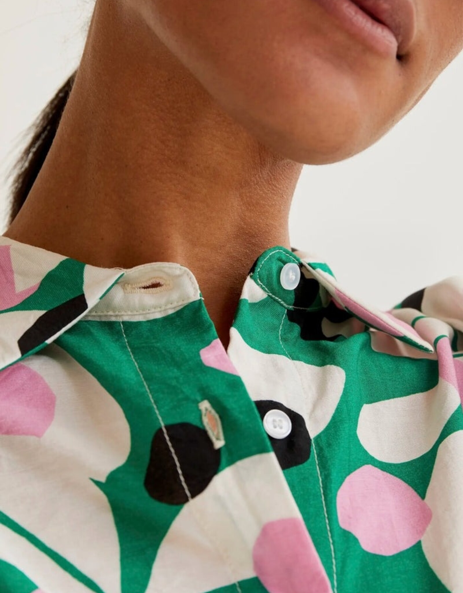 Compania Fantastica Hosta Print Blouse