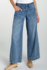 Liverpool Stride Wide Leg w Utility Detail