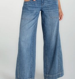 Liverpool Stride Wide Leg w Utility Detail