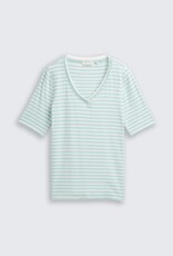 Tom Tailor Striped V-Nk Tee