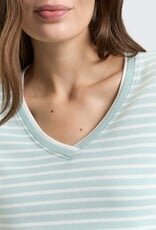 Tom Tailor Striped V-Nk Tee