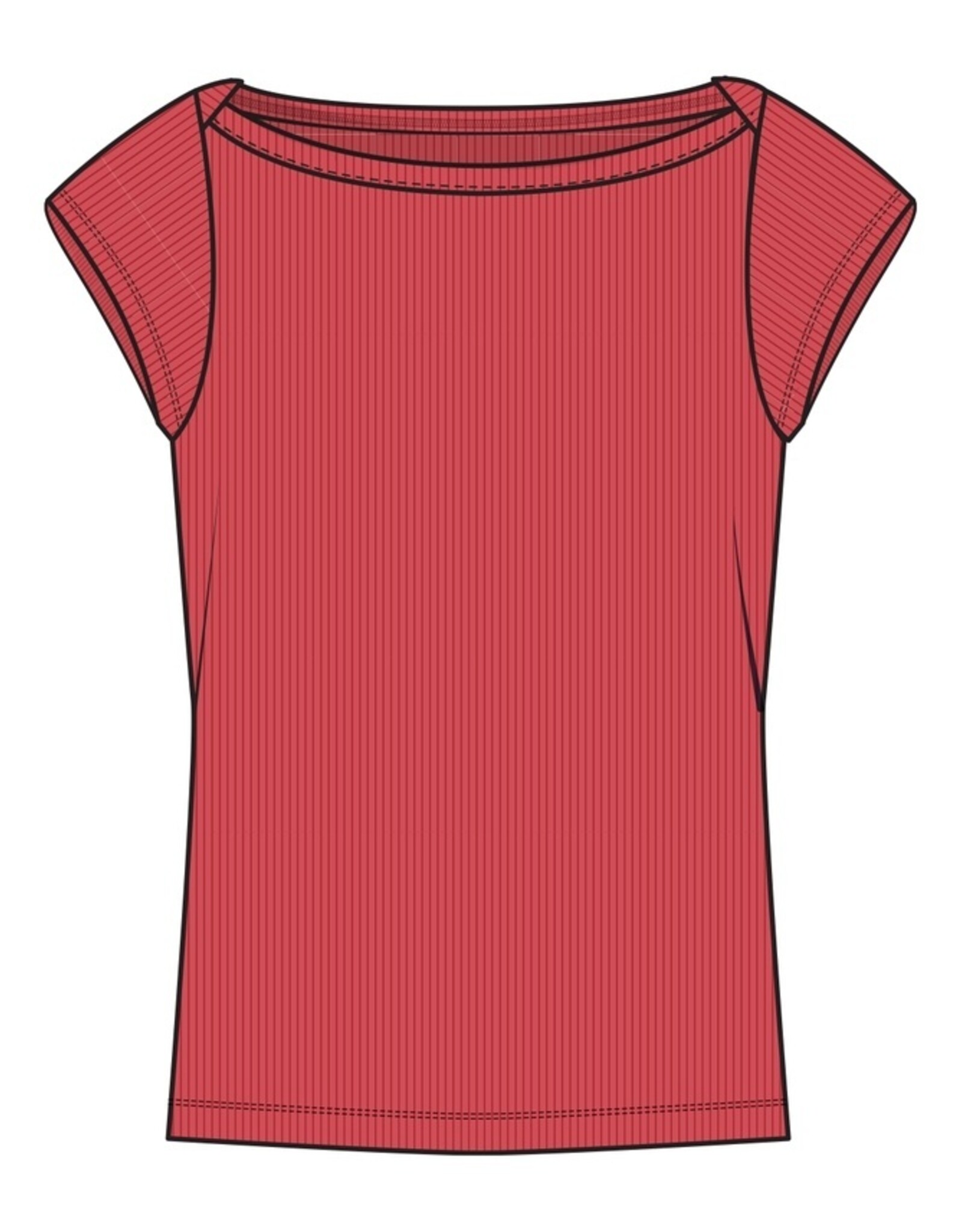 RD Style Kelly BoatNk CapSl Top