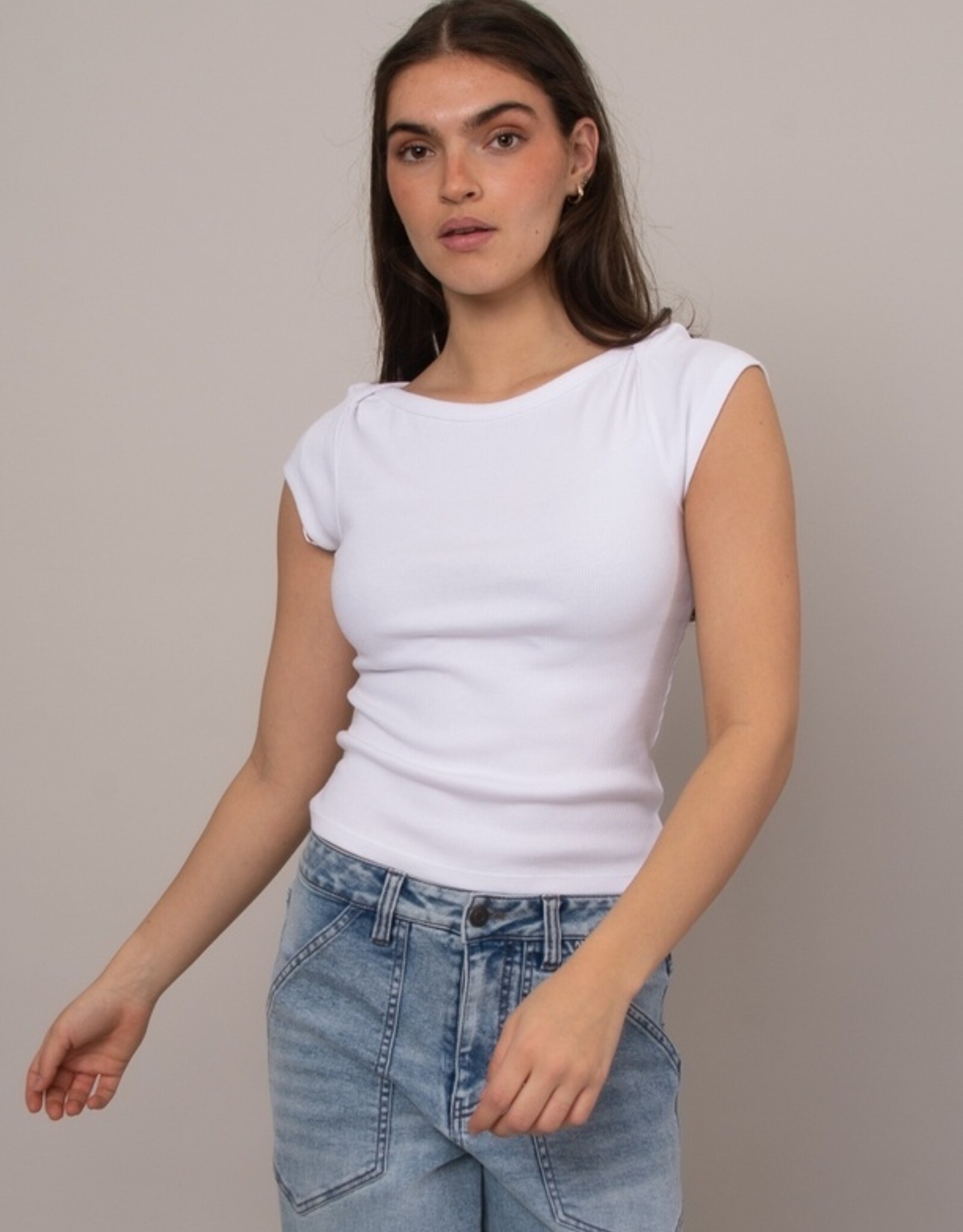 RD Style Kelly BoatNk CapSl Top