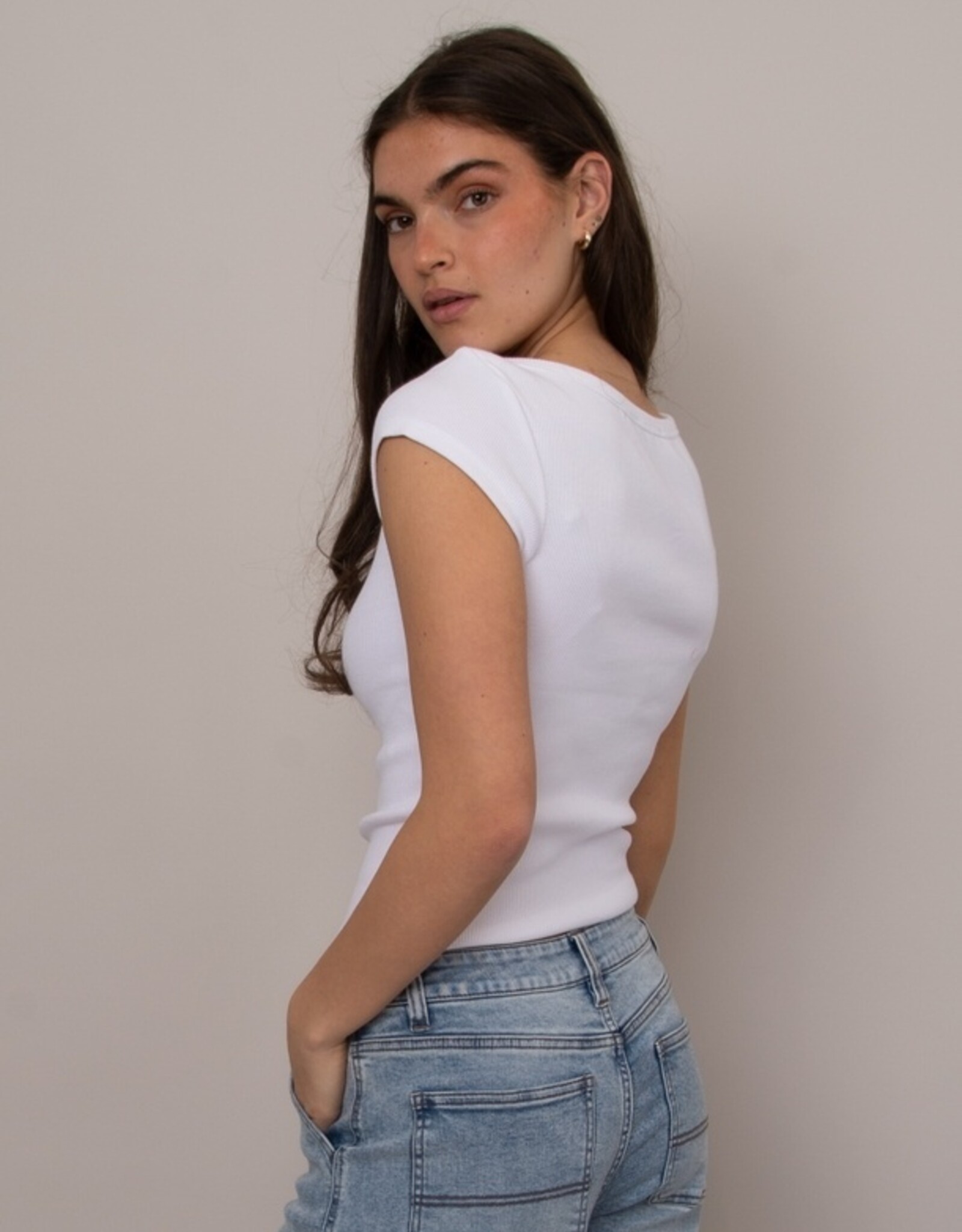 RD Style Kelly BoatNk CapSl Top