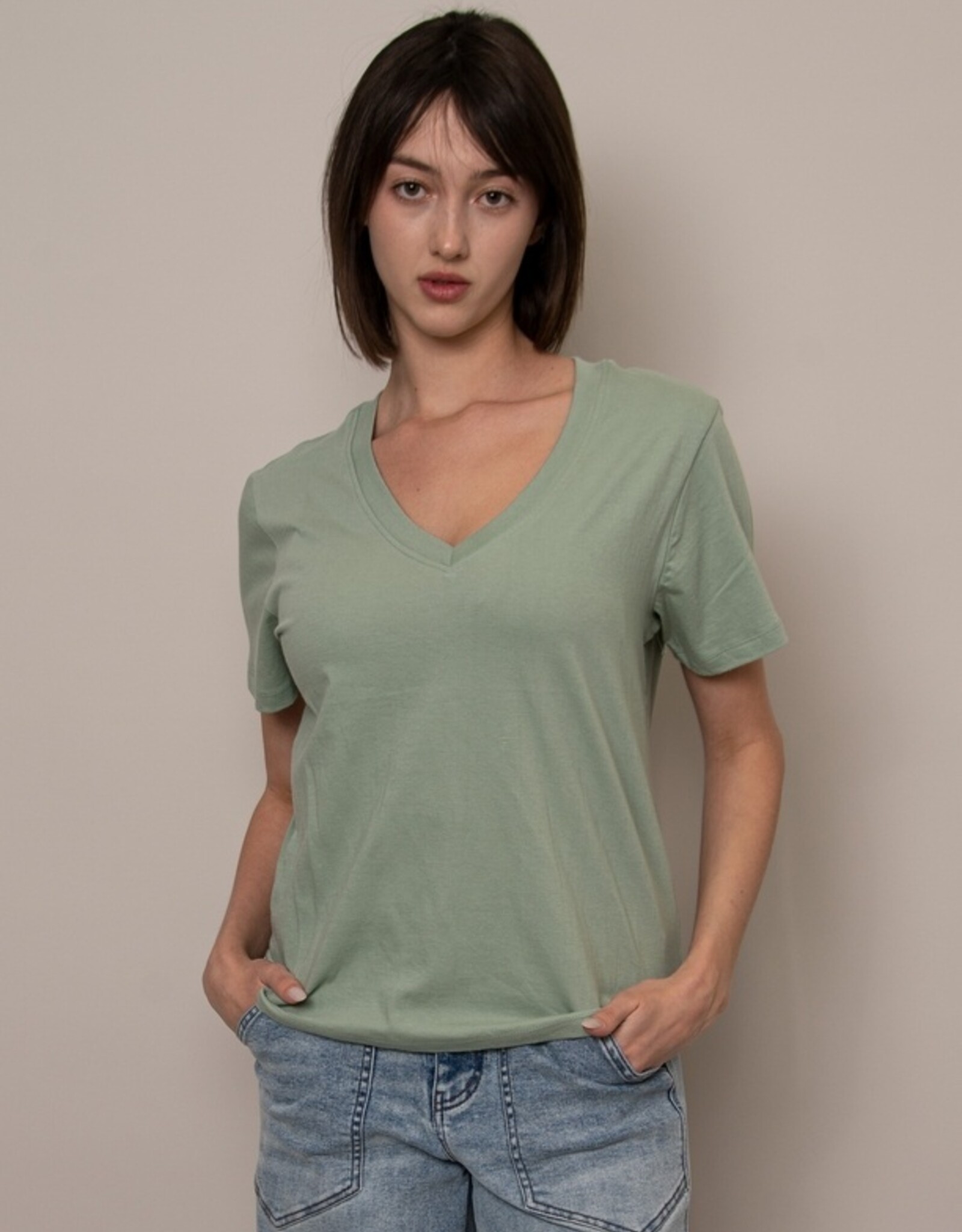 RD Style S/S V-Nk Top