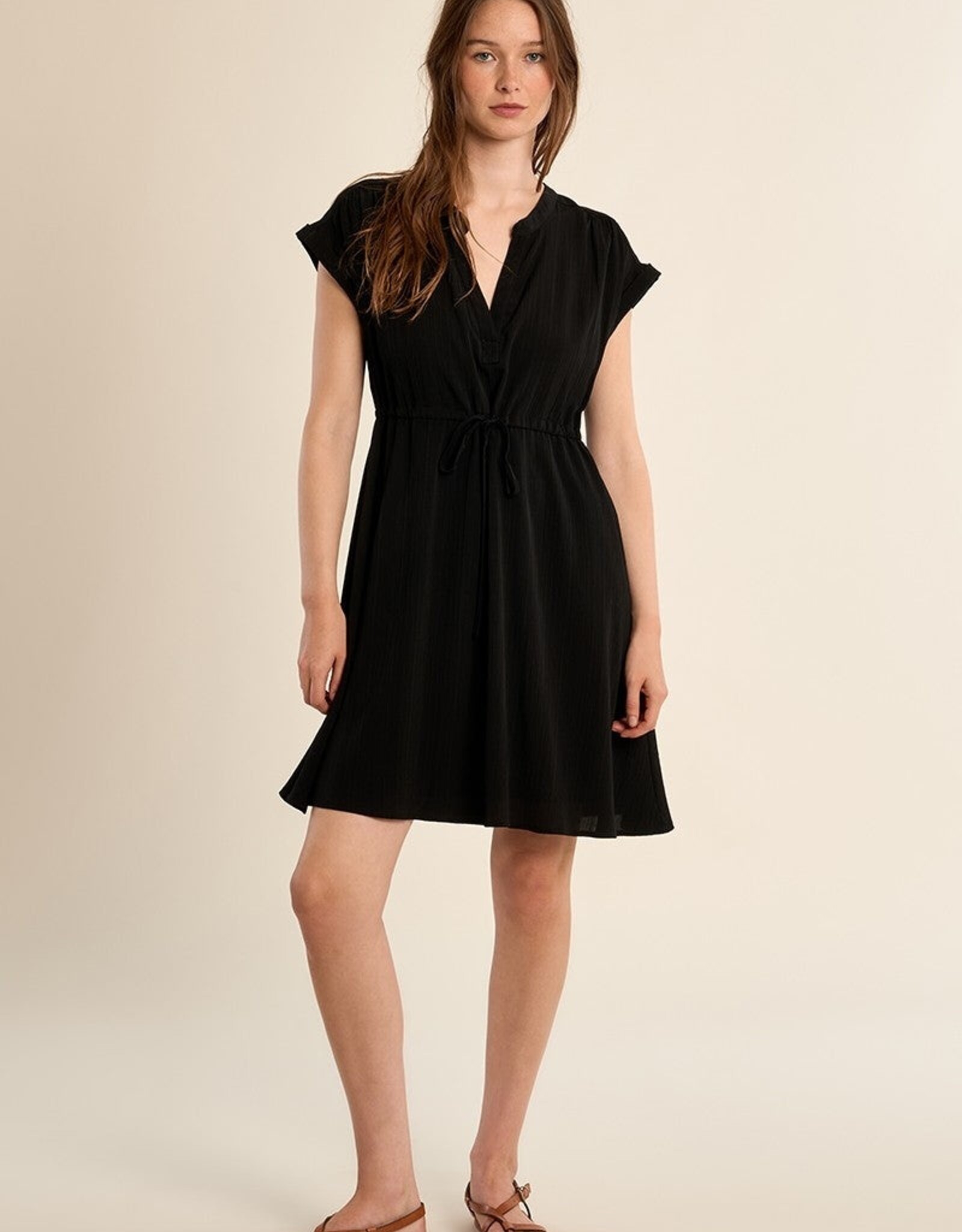 Molly Bracken Henley Tie Waist Dress