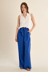 Molly Bracken Pleat Nk Sleeveless Blouse