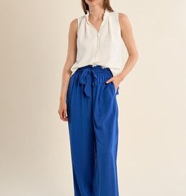 Molly Bracken Pleat Nk Sleeveless Blouse