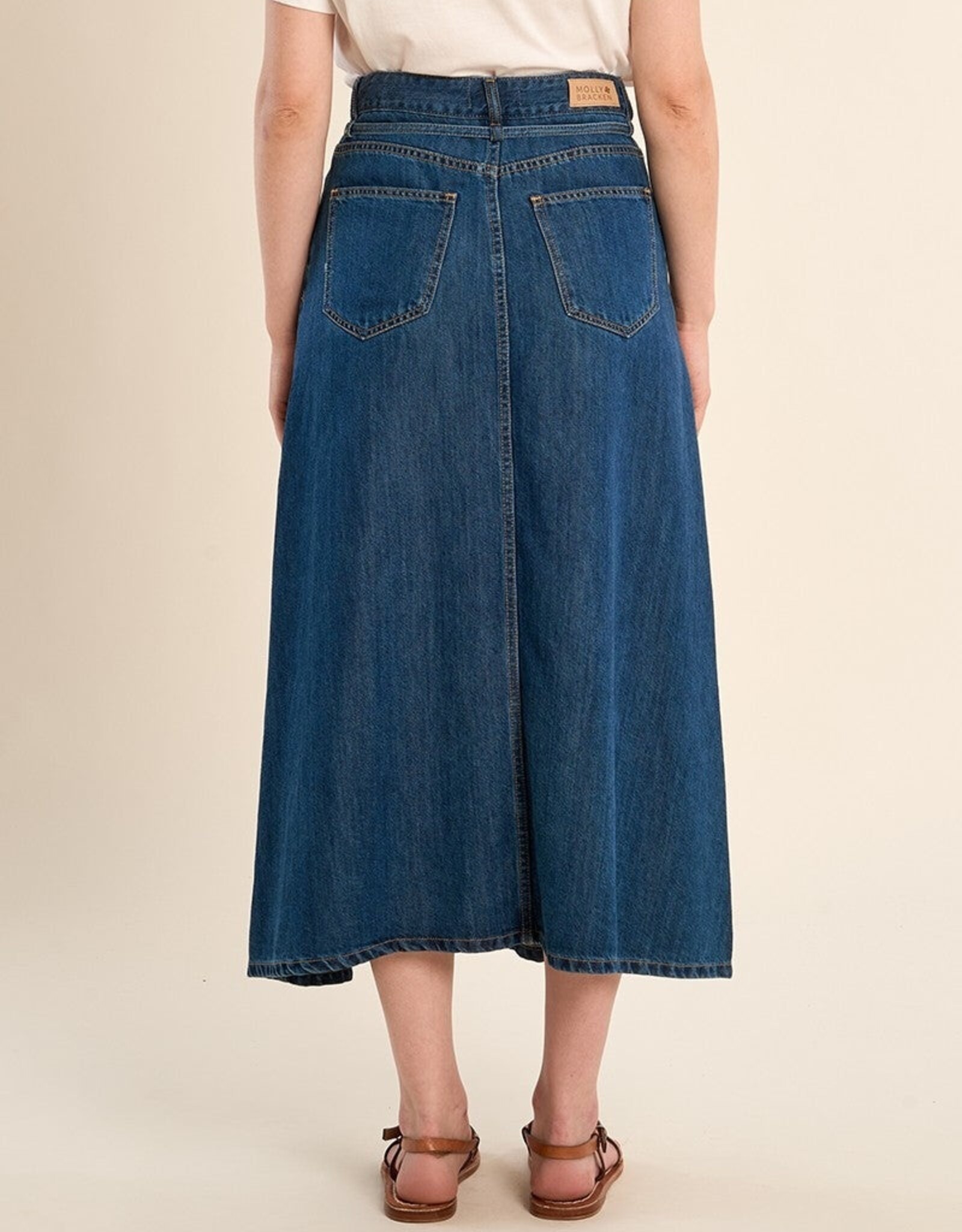 Molly Bracken  A-Line Skirt Denim