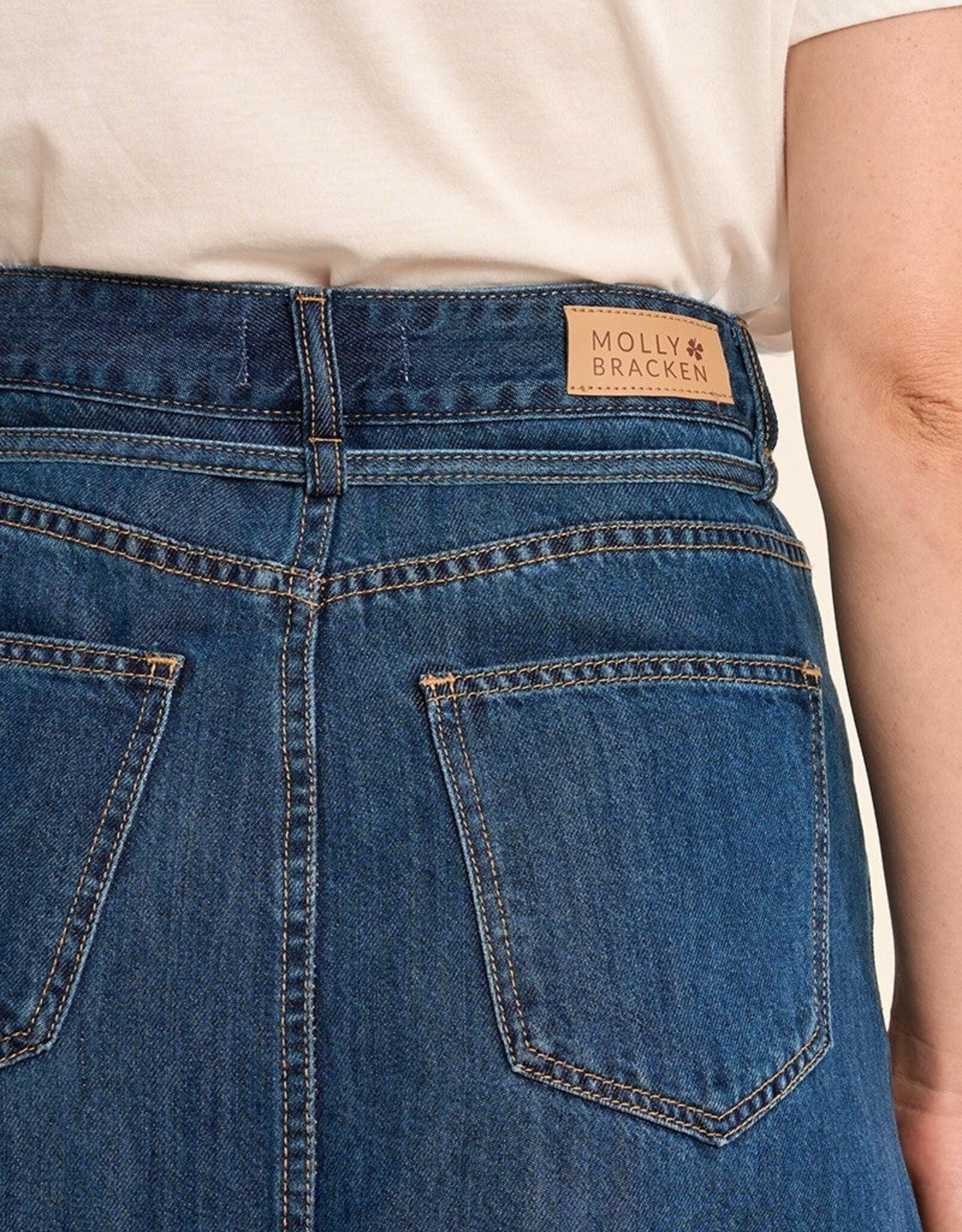 Molly Bracken  A-Line Skirt Denim