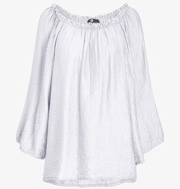 M Made in Italy Boho Peasant Blouse