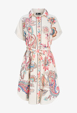 M Made in Italy Printed Shirt Dress
