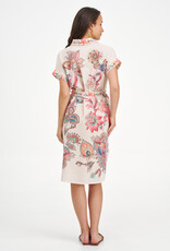 M Made in Italy Printed Shirt Dress