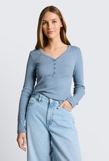 Tom Tailor Striped Henley L/S Top