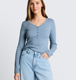 Tom Tailor Striped Henley L/S Top