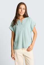 Tom Tailor Henley Rolled Sleeve Top