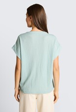 Tom Tailor Henley Rolled Sleeve Top
