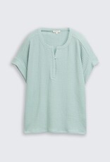 Tom Tailor Henley Rolled Sleeve Top