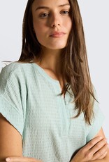 Tom Tailor Henley Rolled Sleeve Top