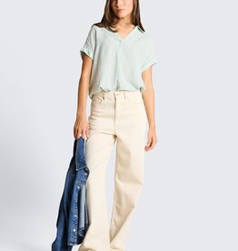 Tom Tailor Loose Fit Striped Henley Blouse